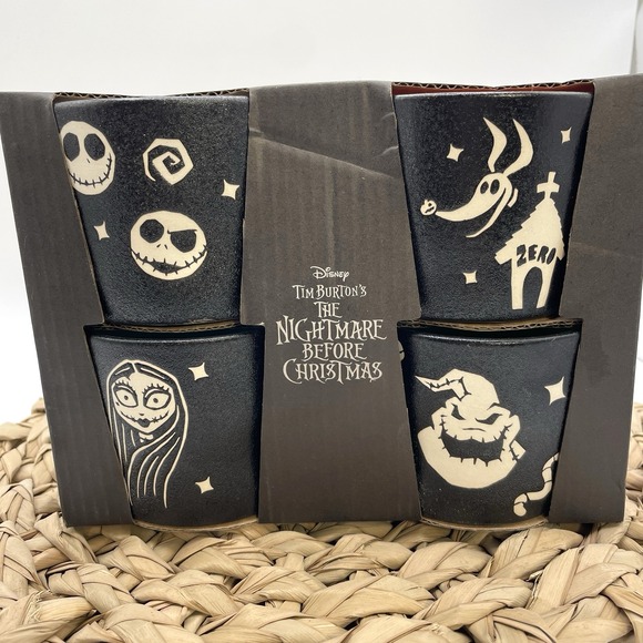 NIB Nightmare Before Christmas Rae Dunn Ramekin Set Jack Sally Zero Oogie Boogie - Picture 1 of 7